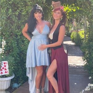 Elegant Blue Sleeveless Dress